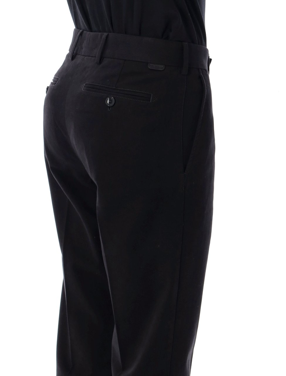 Tom Ford Chino Cotton Pant Nero Zwart