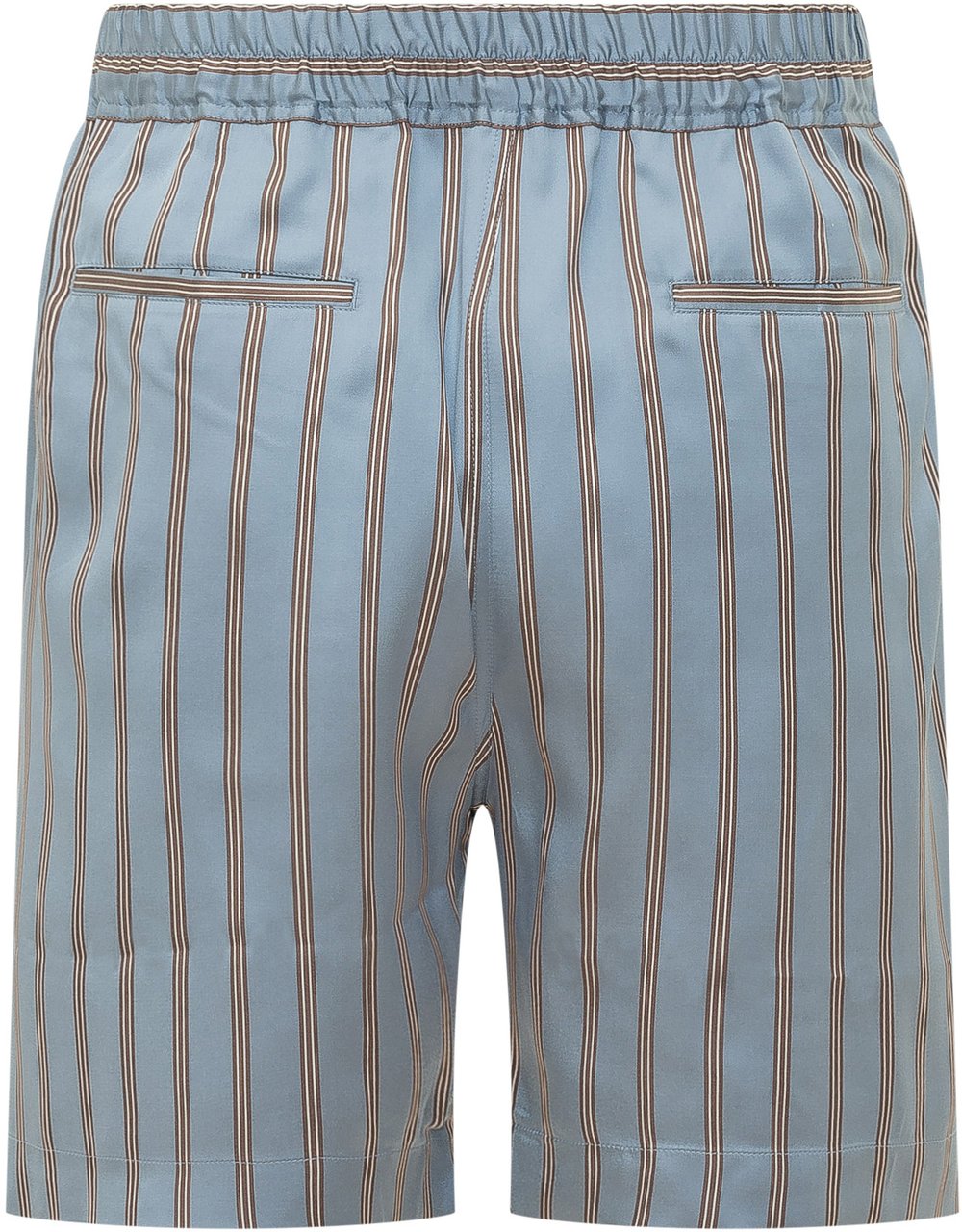 Tom Ford PLEATED LOUNGE SHORTS Lichtblauw