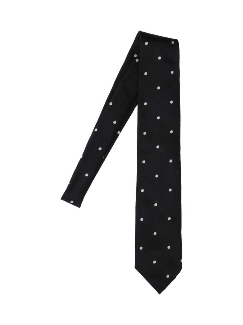 Tom Ford Polka Dot Tie With Smooth Finish Zwart