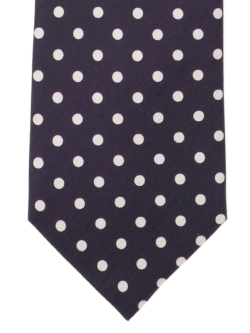Tom Ford Silk Tie In Rich Purple Paars