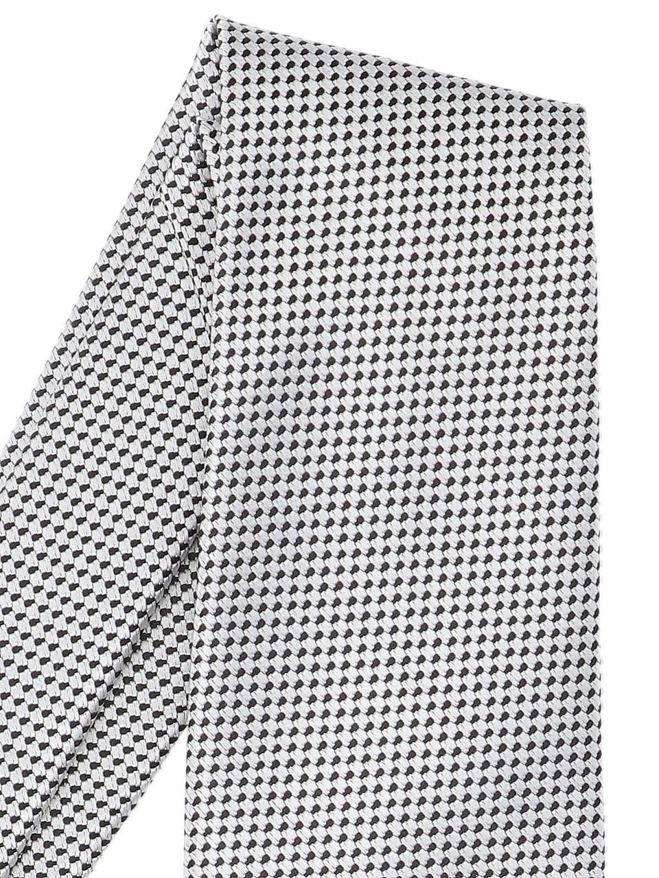 Tom Ford Jacquard Tie In Mulberry Silk Grijs