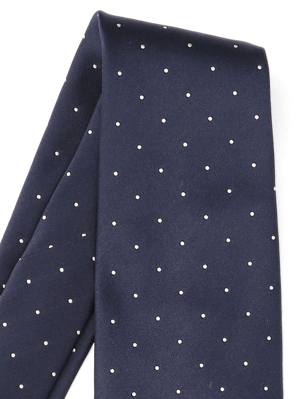 Tom Ford Polka Dot Mulberry Silk Neck Tie Blauw