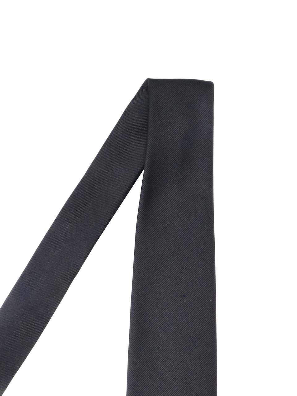 Tom Ford Adjustable Mulberry Silk Tie with Classic Pointed Tip Zwart