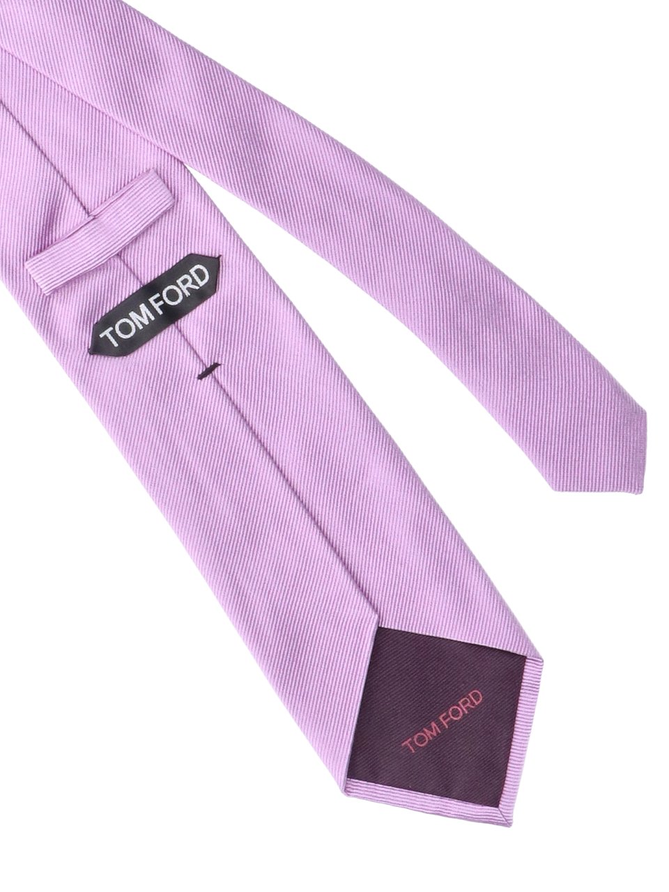 Tom Ford Adjustable Mulberry Silk Tie in Subtle Lavender Paars