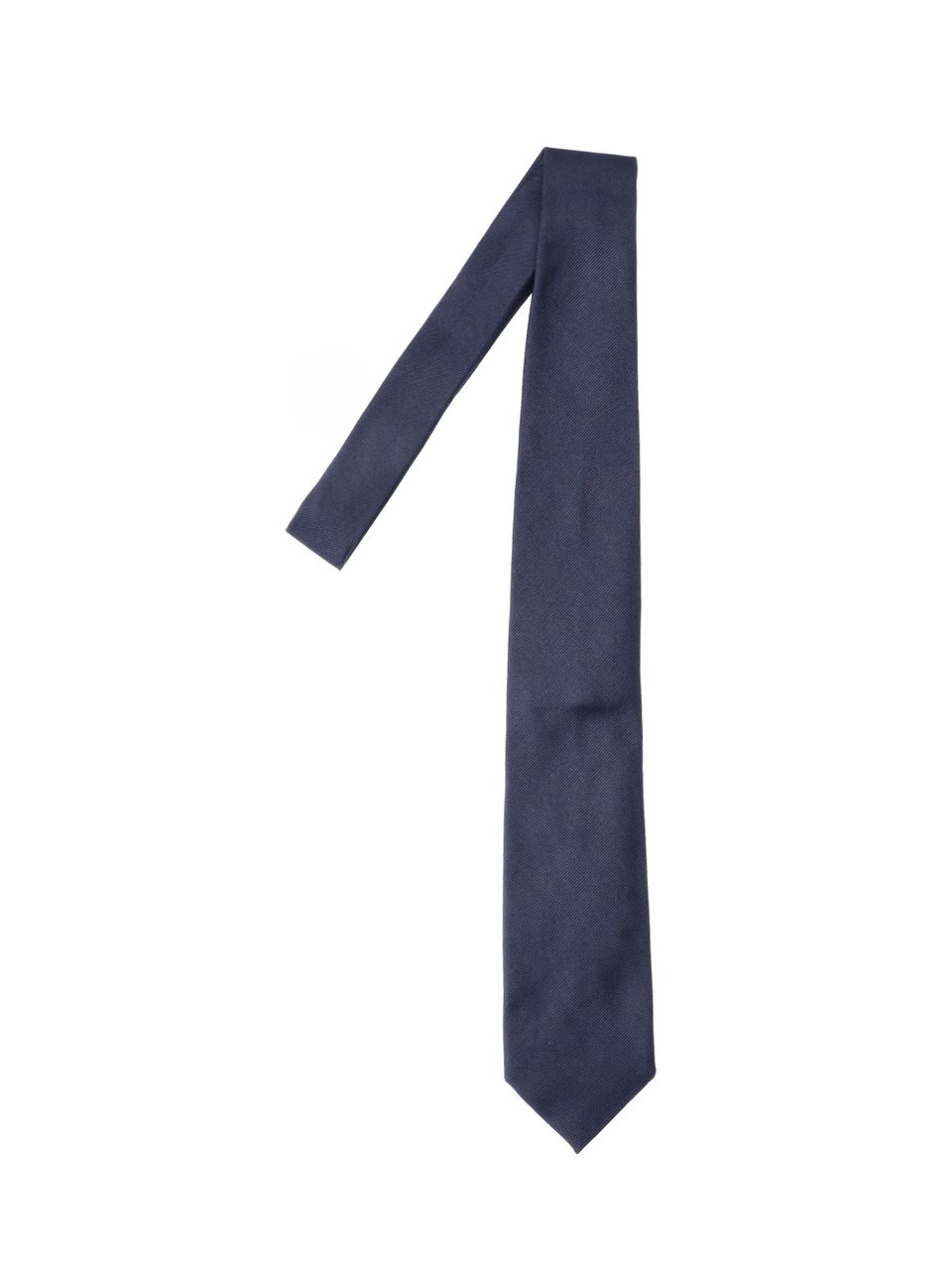 Tom Ford Adjustable Mulberry Silk Necktie in Deep Blue Blauw
