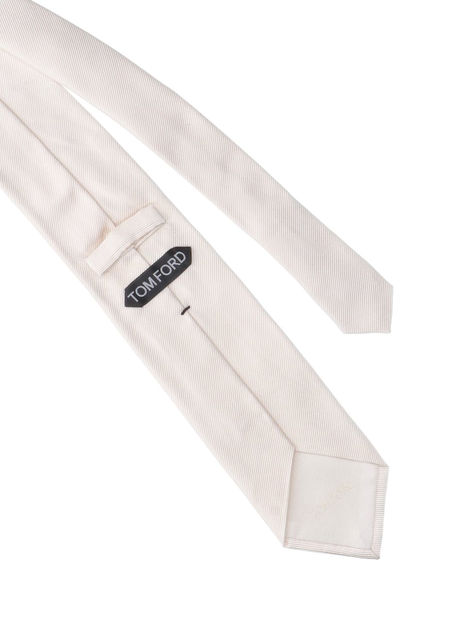 Tom Ford Adjustable Mulberry Silk Tie with Textured Pattern Wit