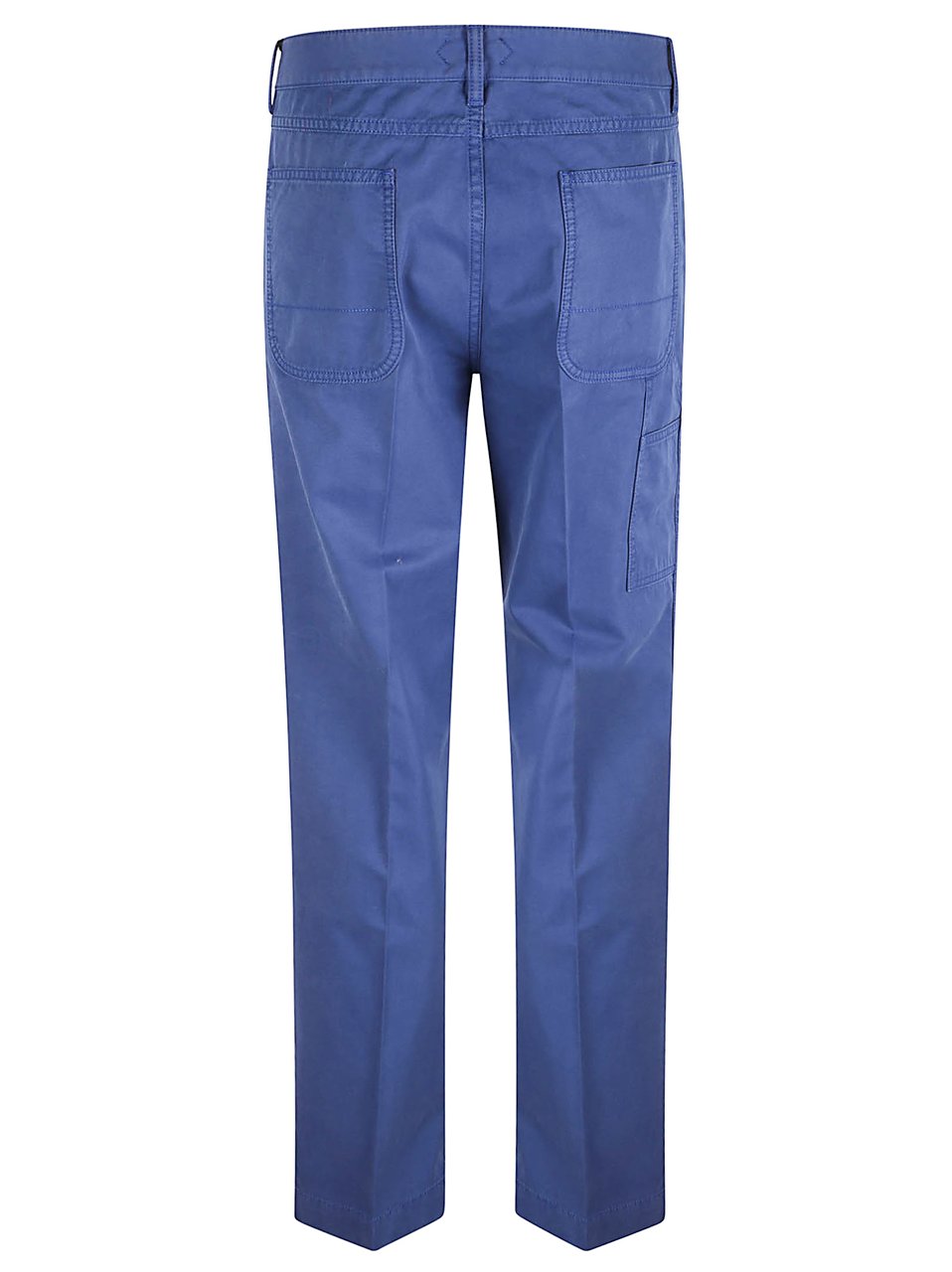 Tom Ford Casual Straight Leg Trousers Blauw
