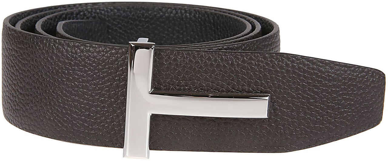 Tom Ford Reversible T Belt Brown Bruin