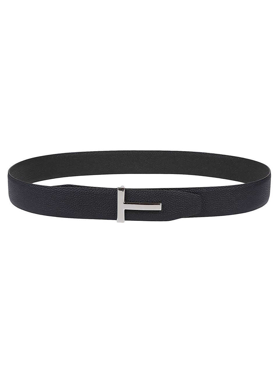 Tom Ford Reversible T Belt Blue Blauw