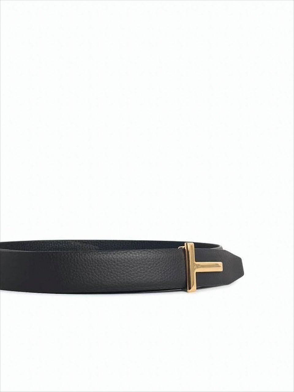 Tom Ford Reversible Brown Leather Belt Zwart