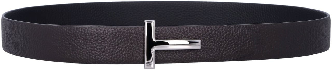 Tom Ford Reversible T Belt 30 M Brown+Black Bruin