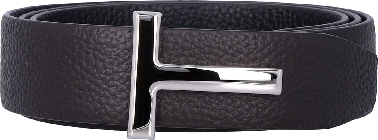 Tom Ford Reversible T Belt 30 M Brown+Black Bruin