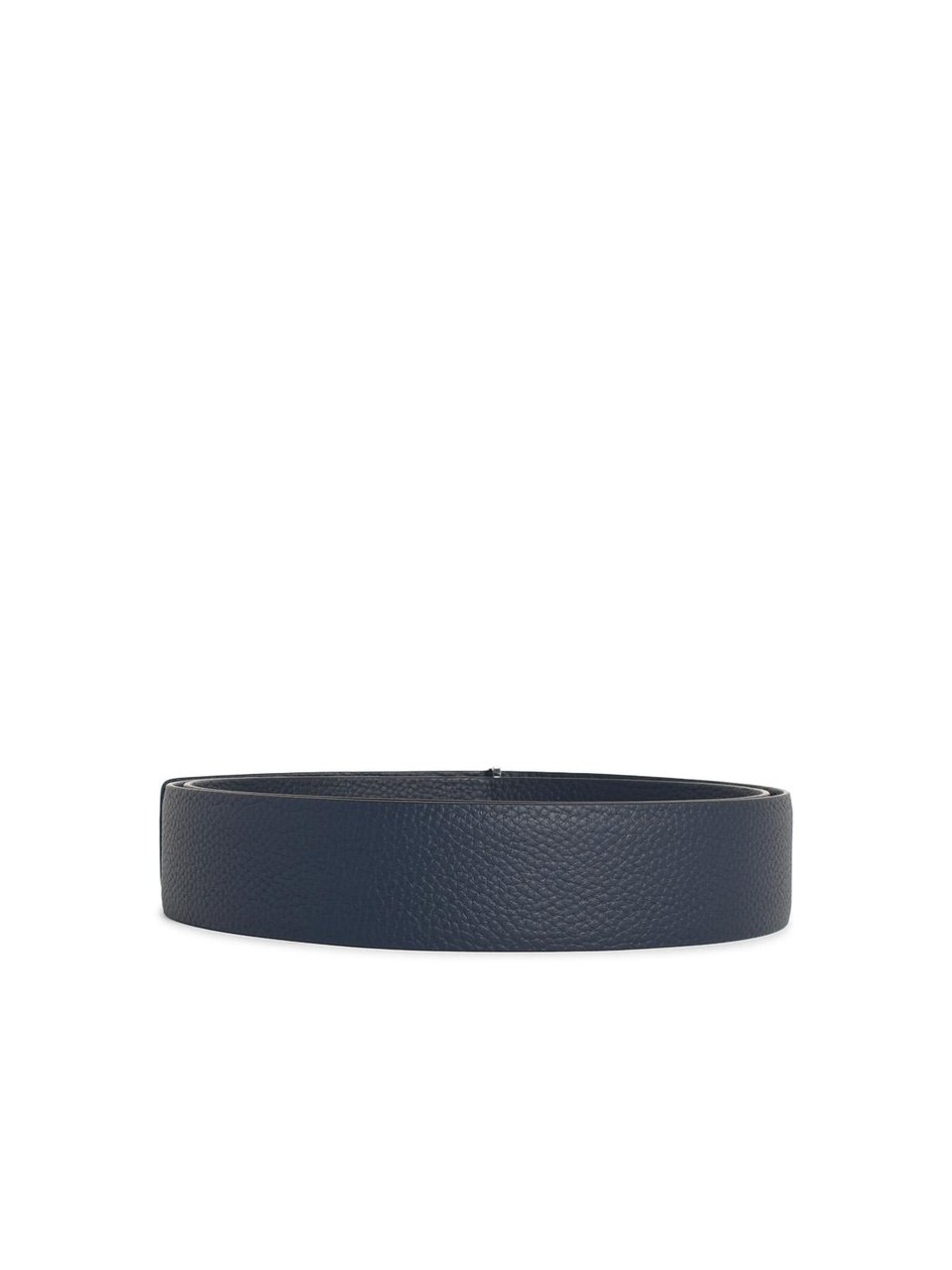 Tom Ford Navy Reversible Leather Belt Grijs