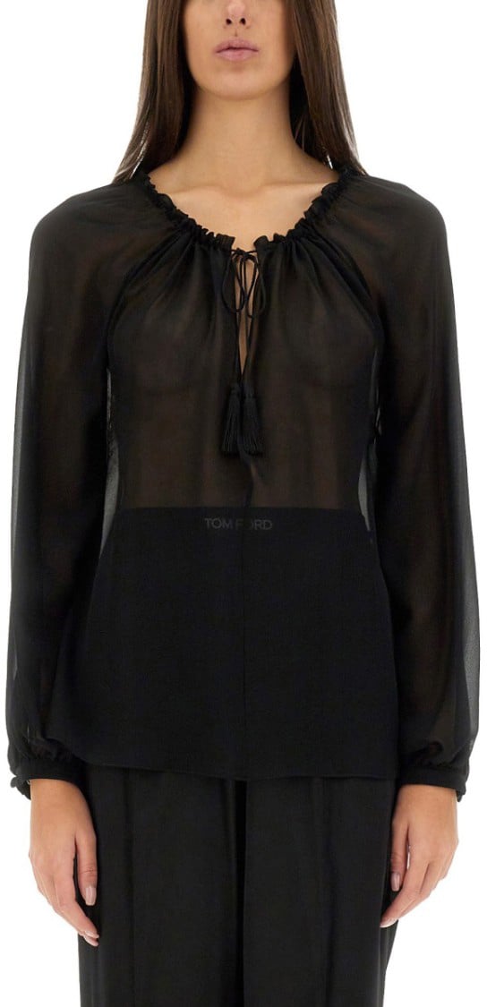 Tom Ford Blue In Silk Zwart
