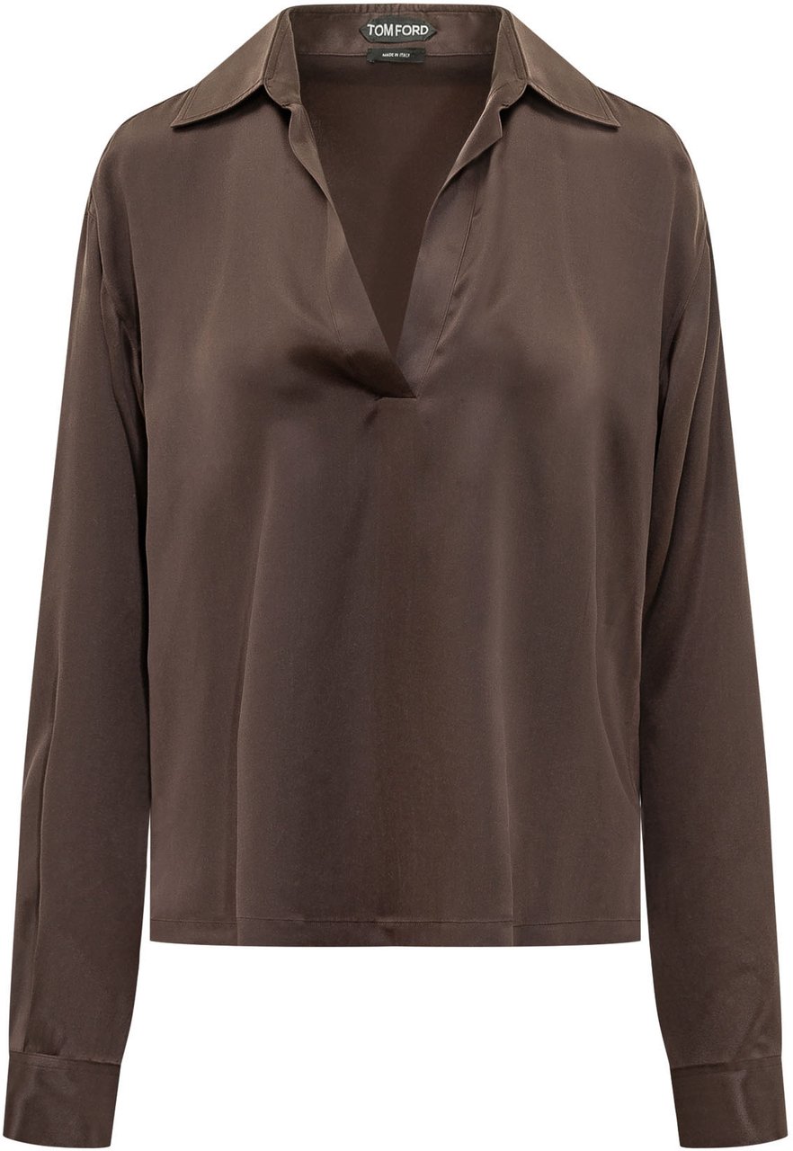 Tom Ford T-Shirts And Polos Brown Bruin
