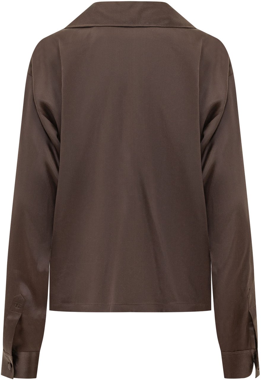 Tom Ford T-Shirts And Polos Brown Bruin