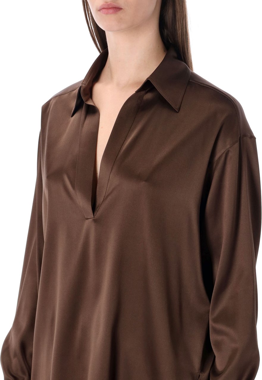 Tom Ford Polo Blouse Cinnamon Bruin