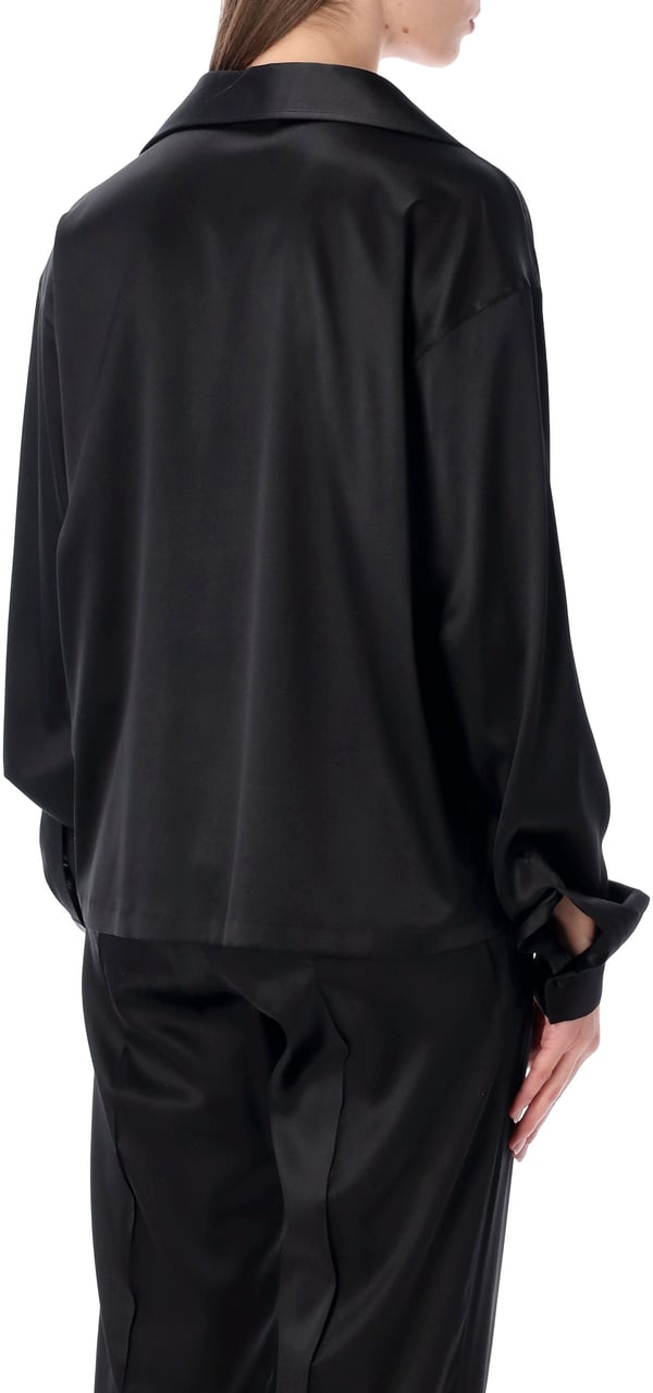 Tom Ford Polo Blouse Nero Zwart