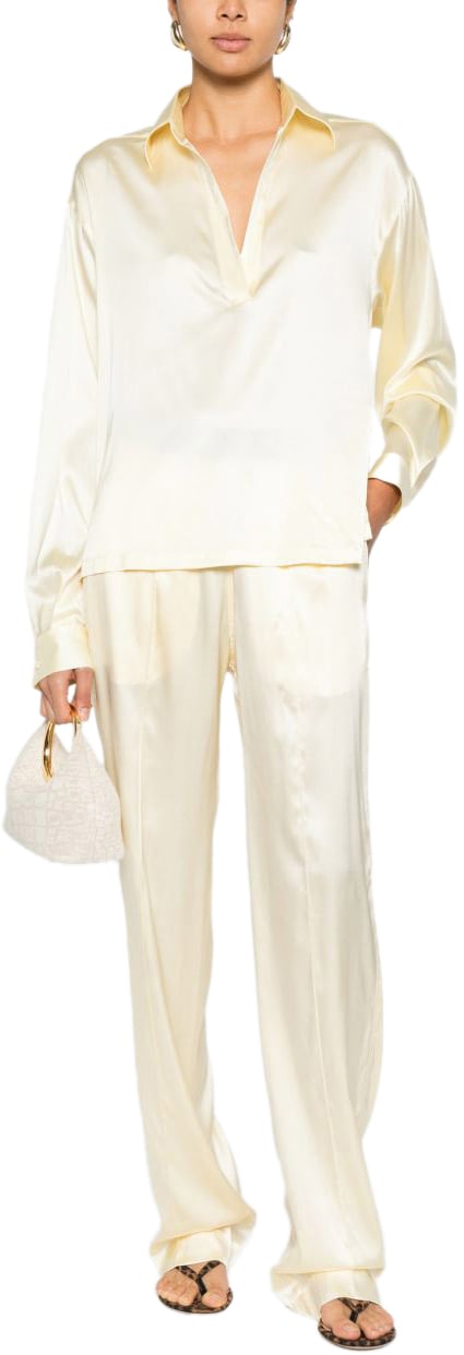 Tom Ford T-Shirts And Polos Pale Lemon Geel