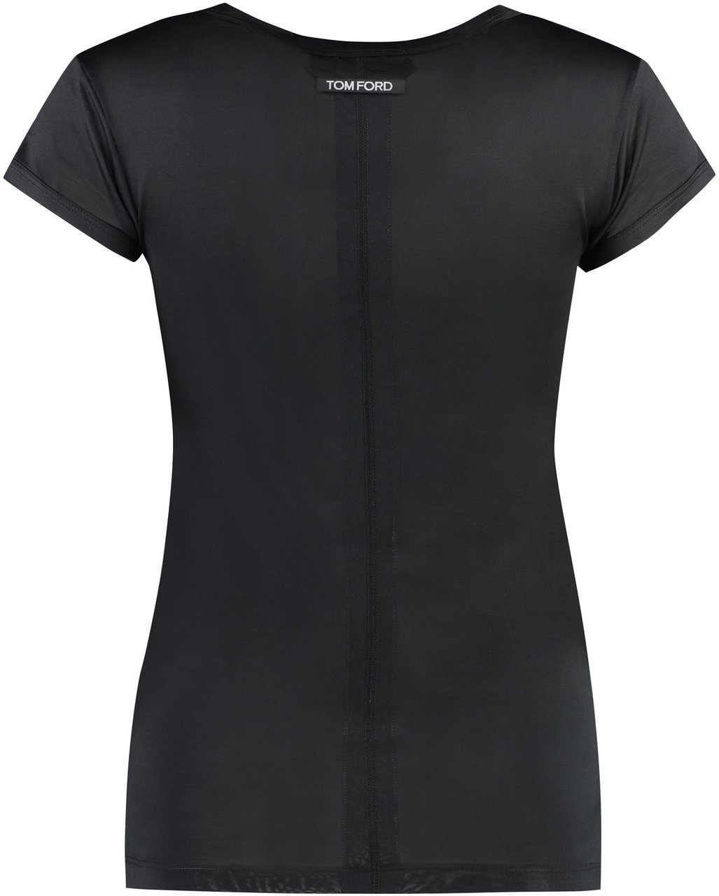 Tom Ford Silk T-shirt Zwart