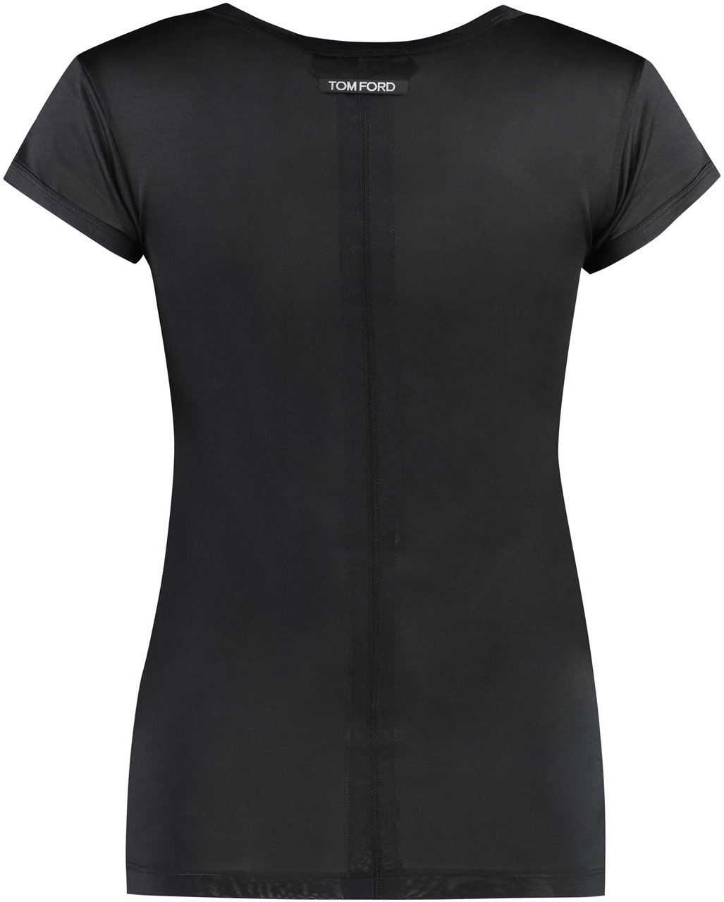 Tom Ford Silk T-shirt Zwart