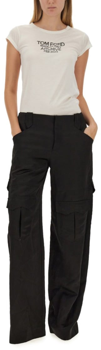 Tom Ford T-Shirt With Logo Wit