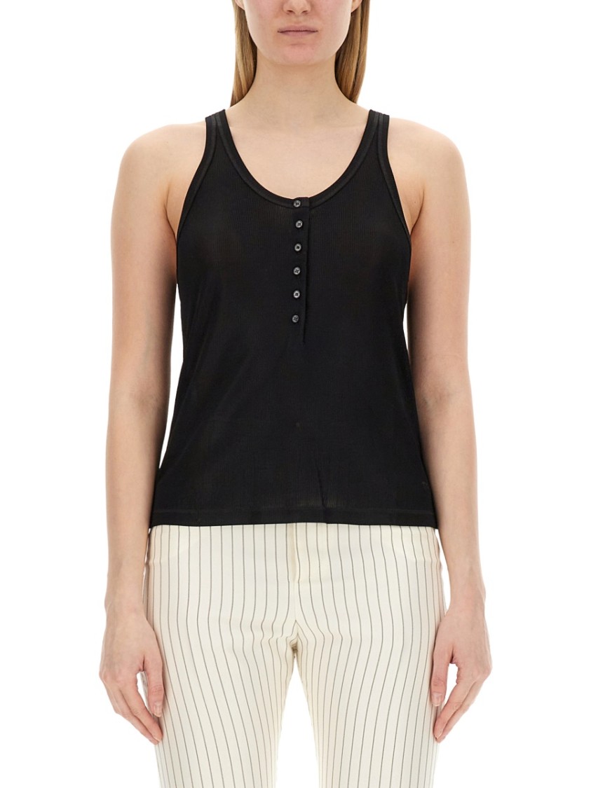 Tom Ford Jersey Tank Top Zwart