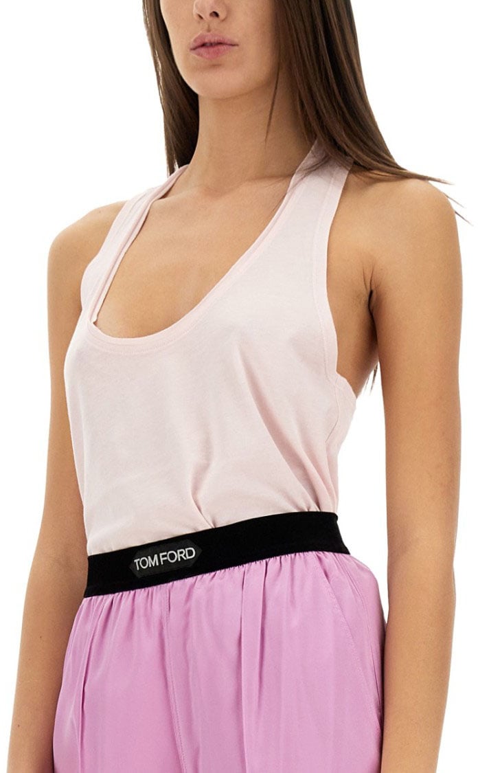 Tom Ford Jersey Top Roze