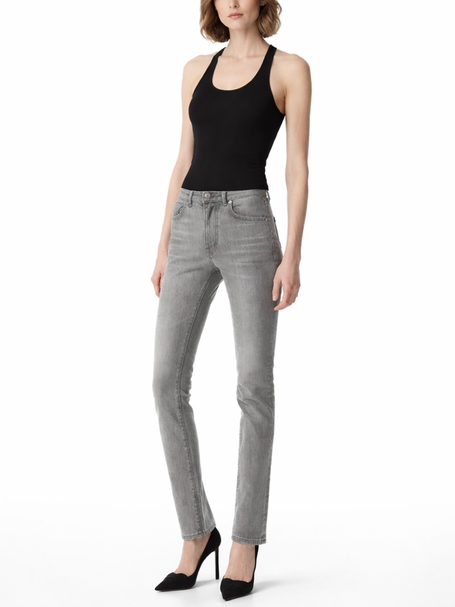 Tom Ford Racerback Ribbed Tank Top Zwart