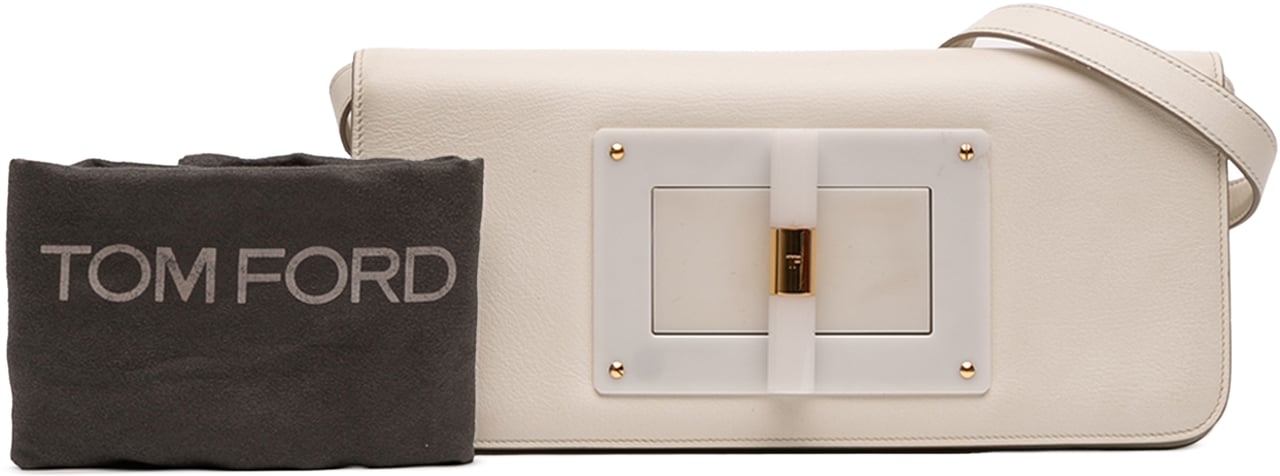 Tom Ford Large Leather Natalia Crossbody Wit