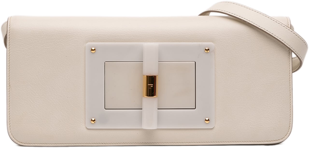 Tom Ford Large Leather Natalia Crossbody Wit