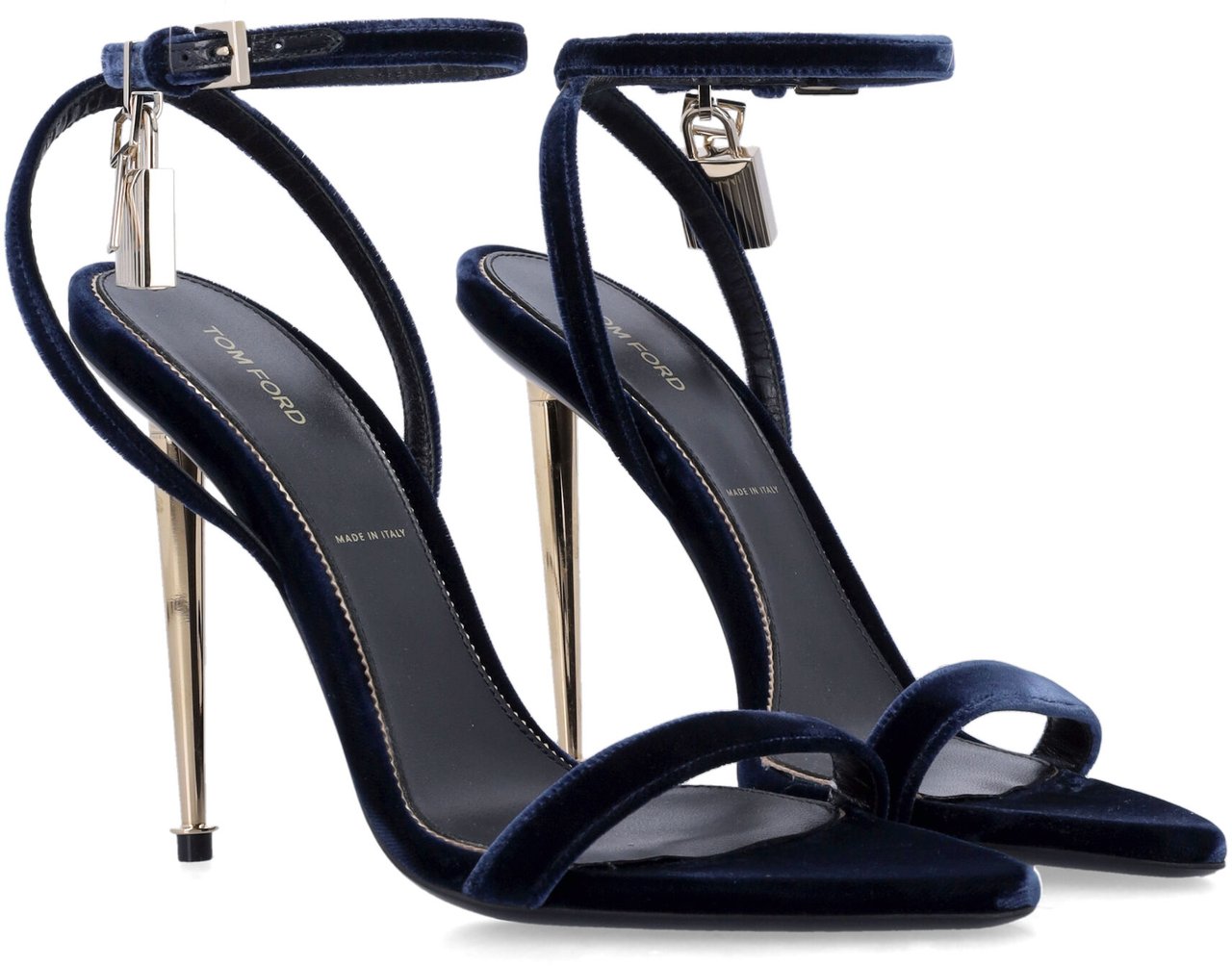 Tom Ford Padlock Sandal Blu Navy