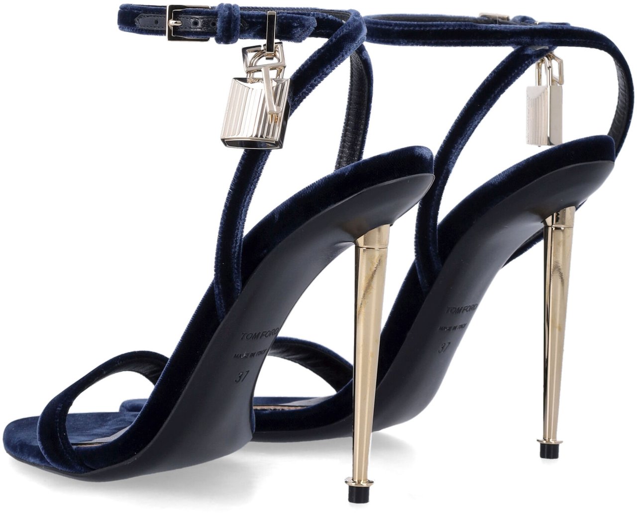 Tom Ford Padlock Sandal Blu Navy