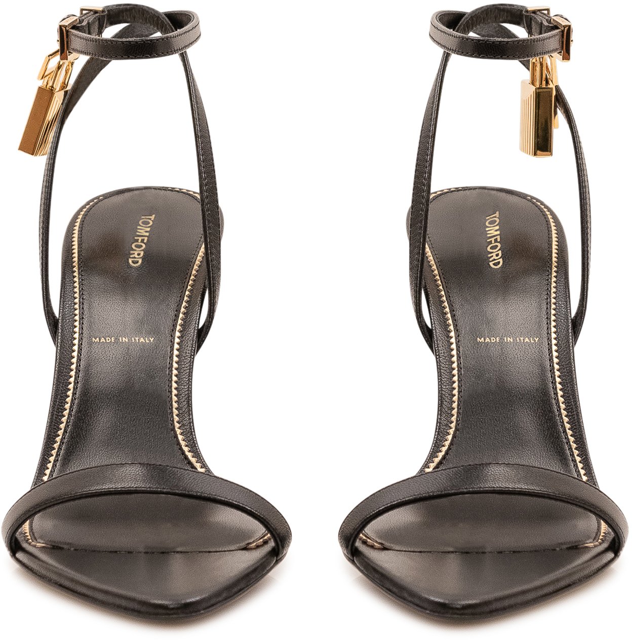 Tom Ford Sandalo Pointy Naked con Cinturino Zwart