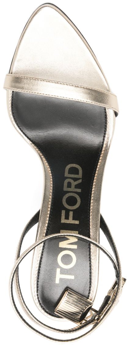 Tom Ford Sandals Pale Gold Goud