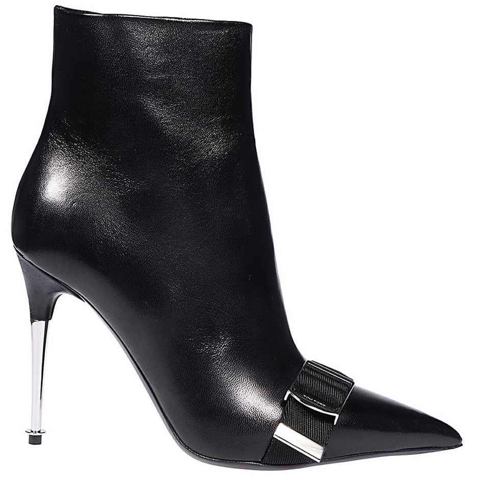 Tom Ford Leather ankle boots Zwart