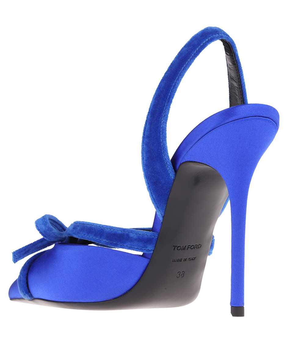 Tom Ford Fabric slingback pumps Blauw
