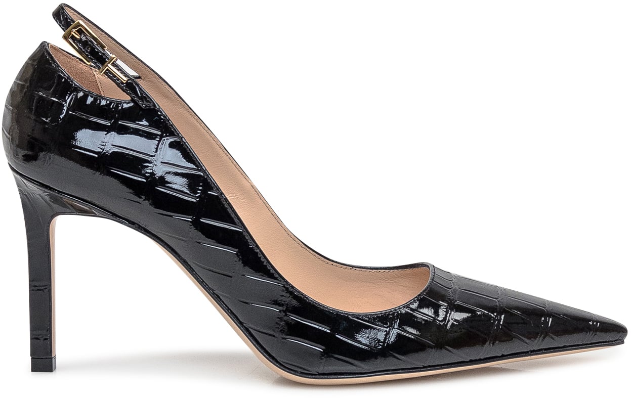 Tom Ford Tacco a Spillo Coccodrillo Zwart