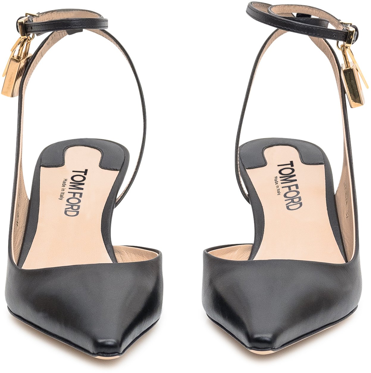 Tom Ford Slingback in Pelle Zwart