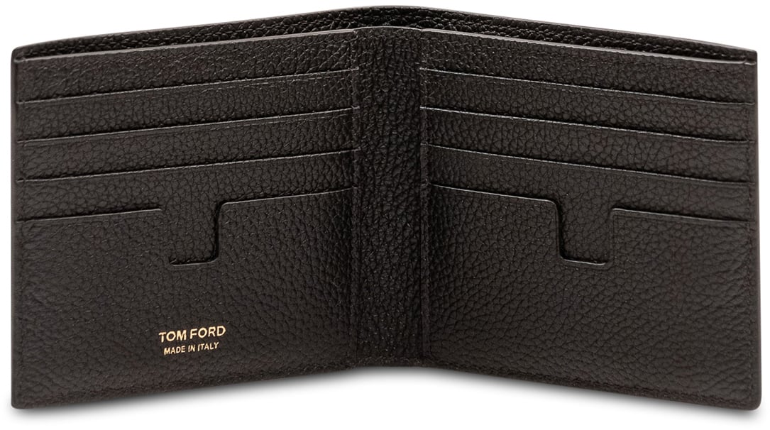 Tom Ford B Fold Wallet Nero Zwart