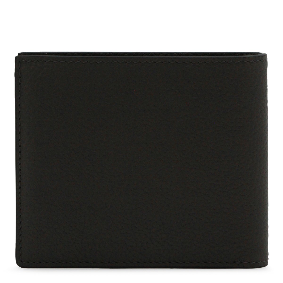 Tom Ford Textured Leather Wallet with Compartment and Logo Grijs