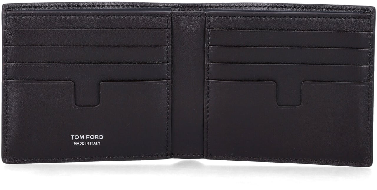 Tom Ford Tom Ford Croc leather wallet Bruin