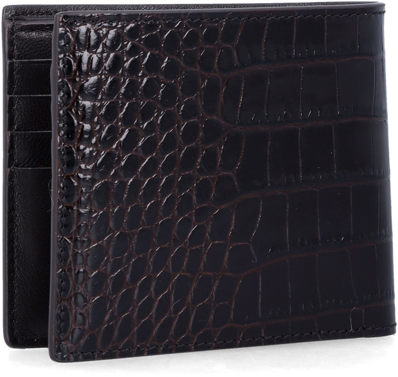 Tom Ford Bifold Wallet Nubuk Marrone Bruin