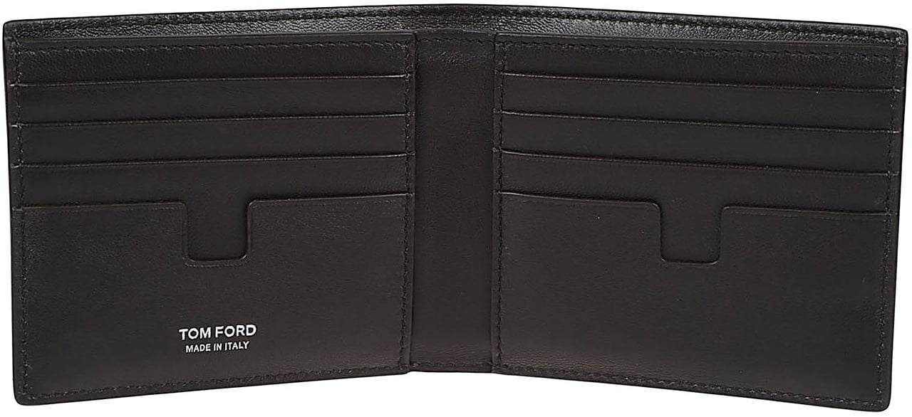 Tom Ford Shiny Printed Wallet Brown Bruin