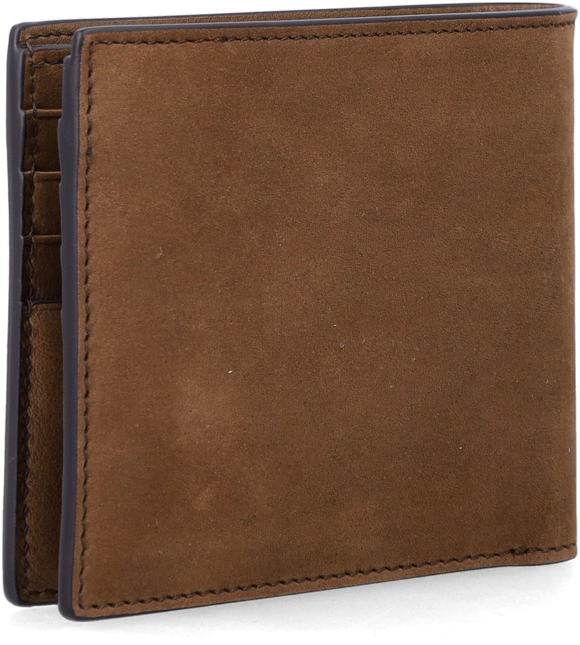 Tom Ford Bifold Wallet Nubuk Olive Brown Bruin