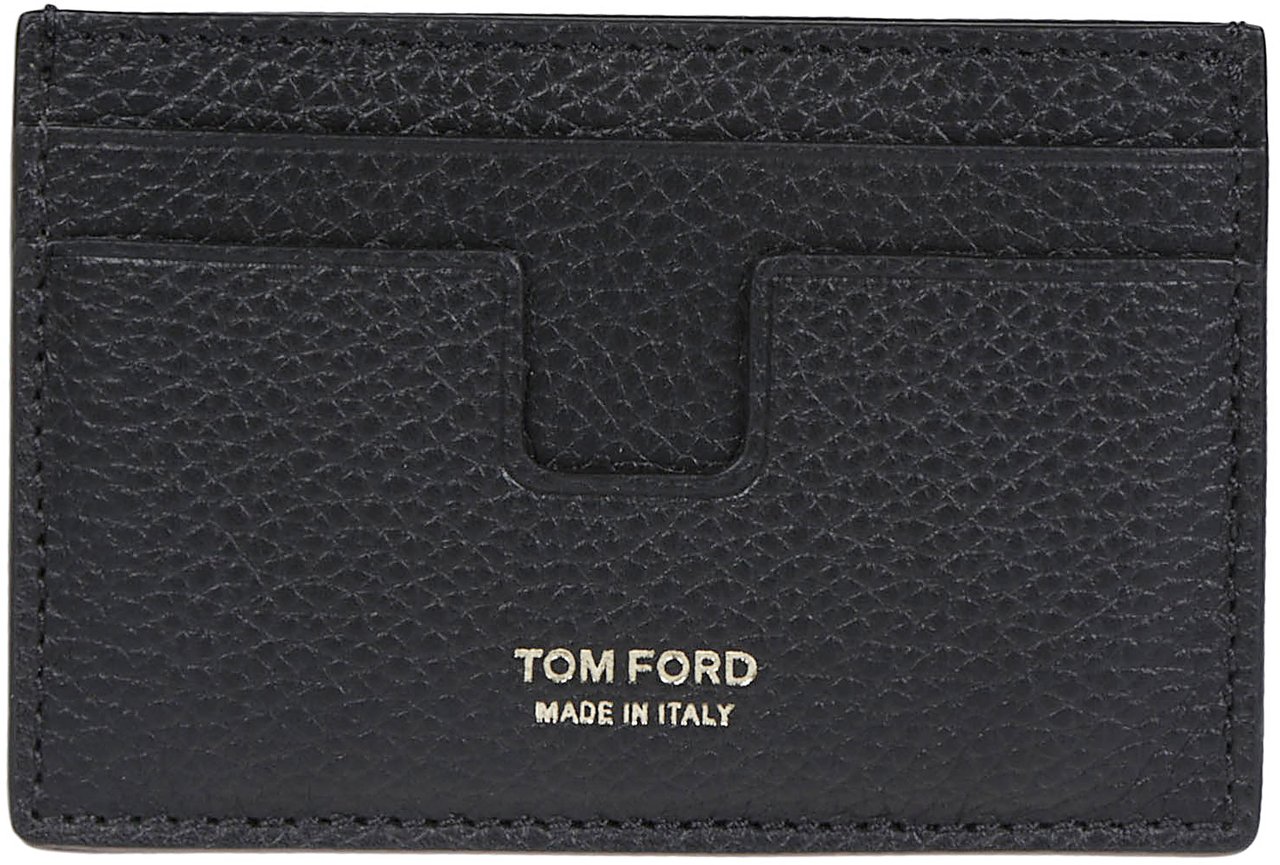 Tom Ford Logo-print Credit Card Holder Black Zwart