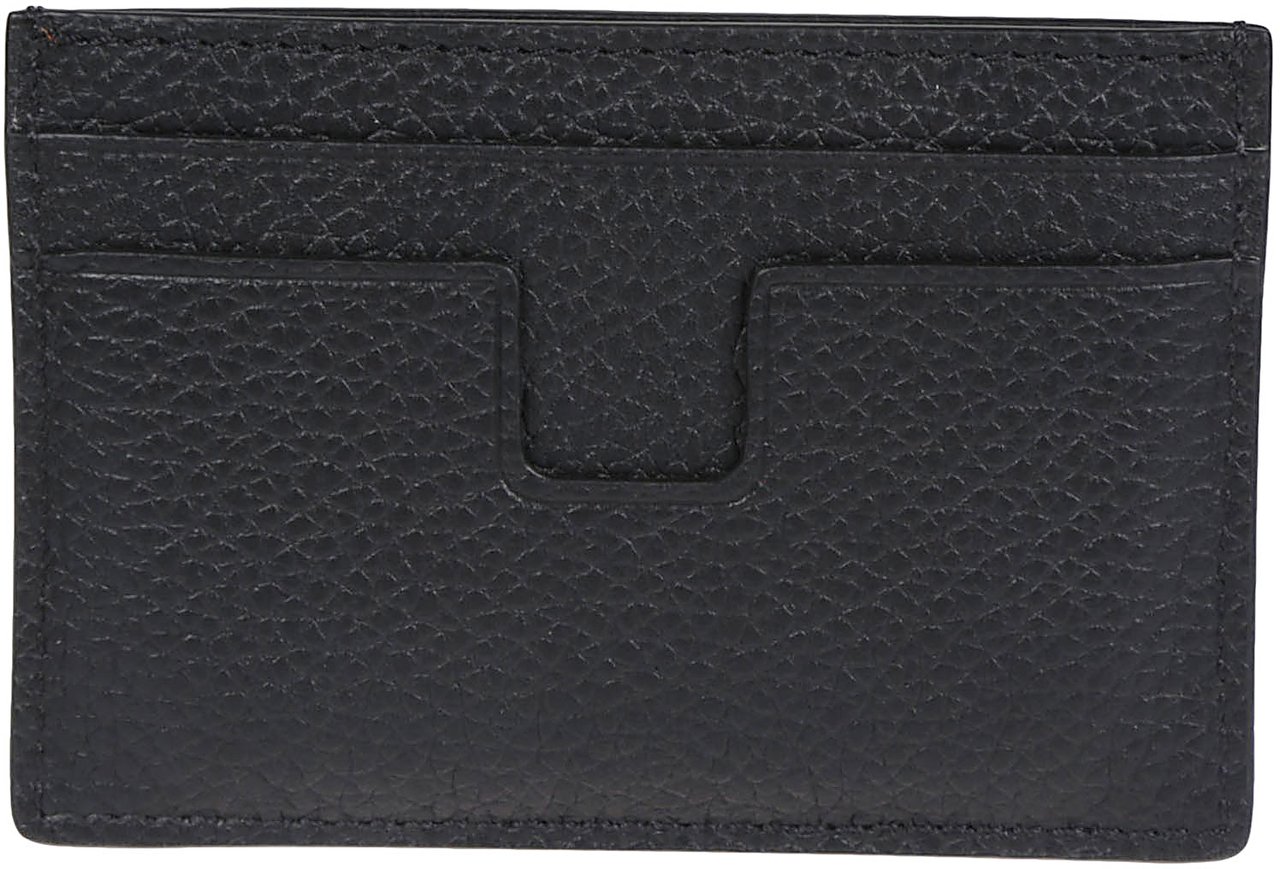 Tom Ford Logo-print Credit Card Holder Black Zwart
