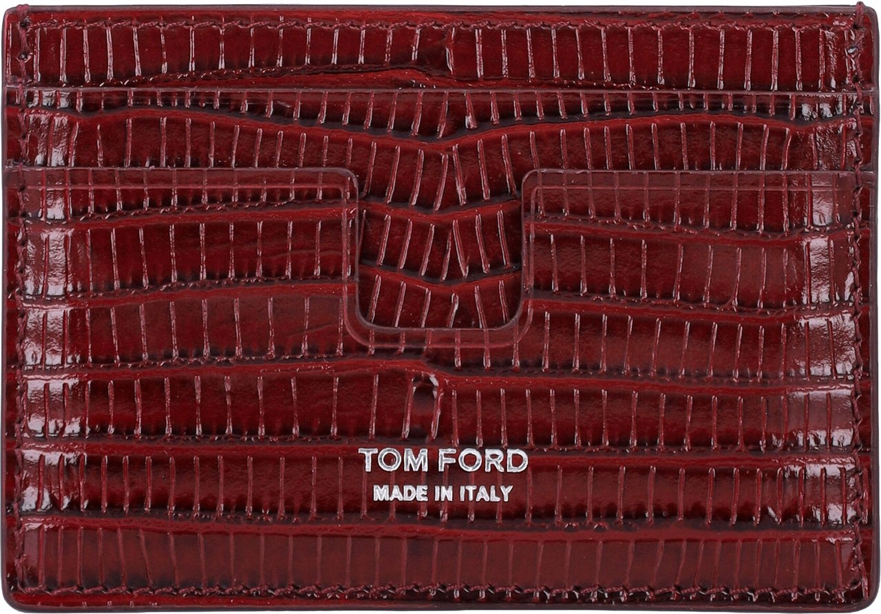 Tom Ford Card Hodel Ruby Red Maroon