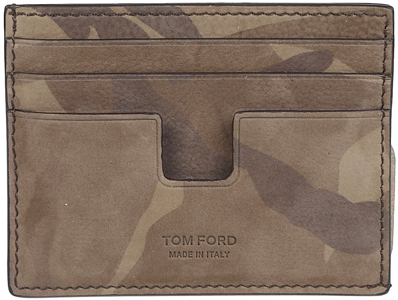 Tom Ford T Line Credit Card Holder Green Groen