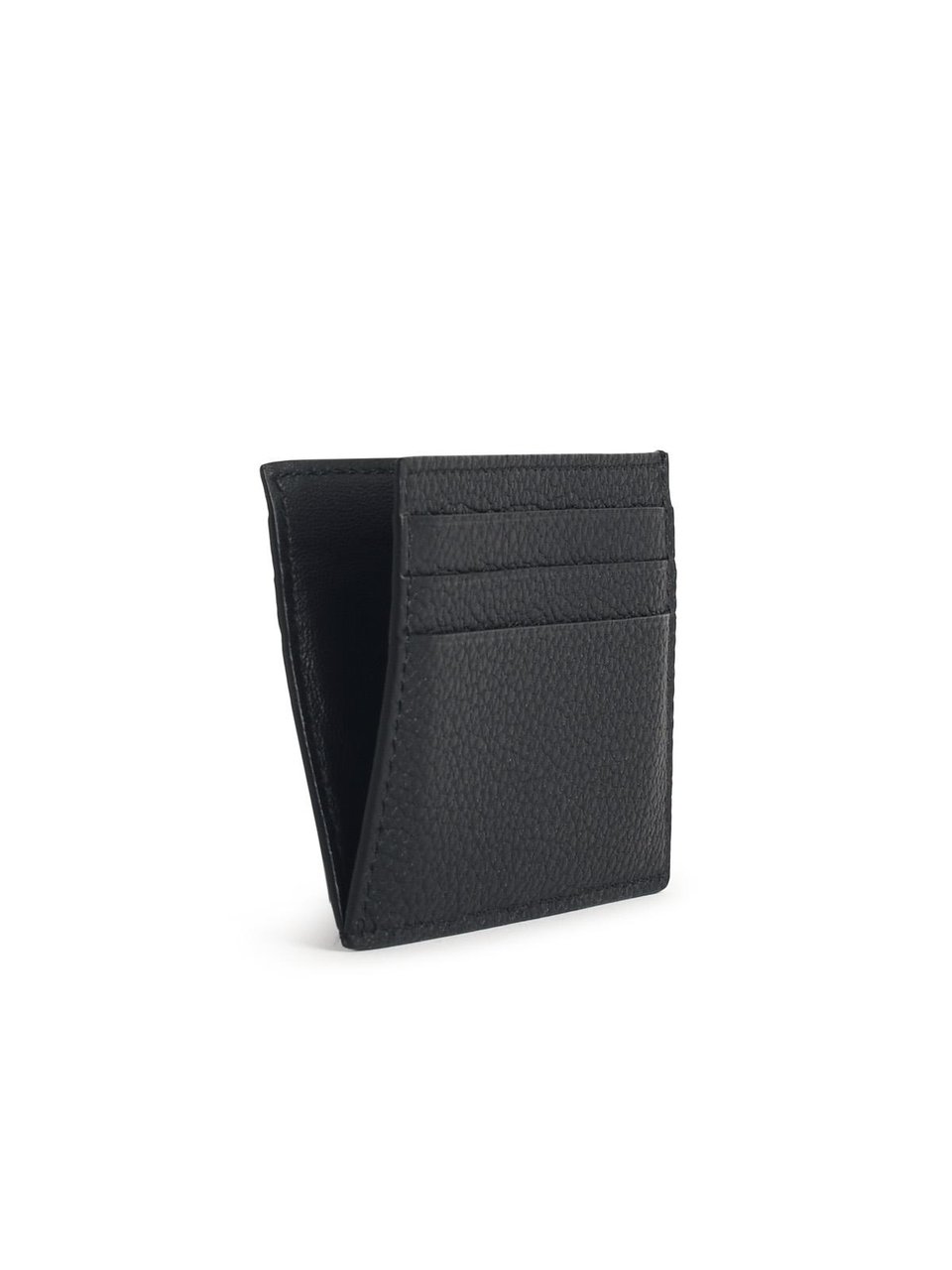 Tom Ford Black Leather Cardholder Zwart